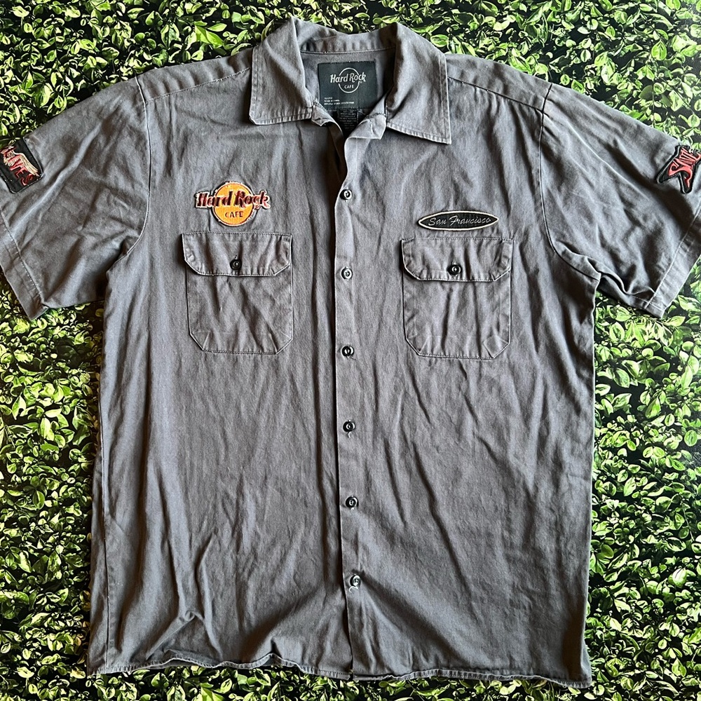 Hard Rock Cafe Button Up